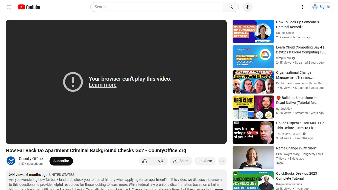 How Far Back Do Apartment Criminal Background Checks Go ... - YouTube